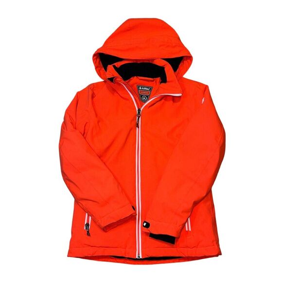 Killtec Allround Winter Ski Jacket Orange/Pink Reflective Women's Size US 12 - Picture 1 of 9